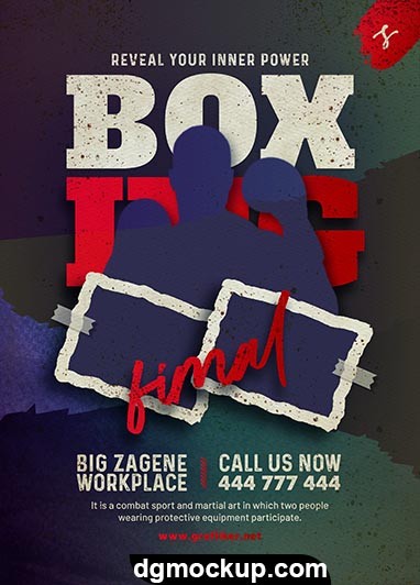 Boxing Coach Flyer Free PSD Templates Preview