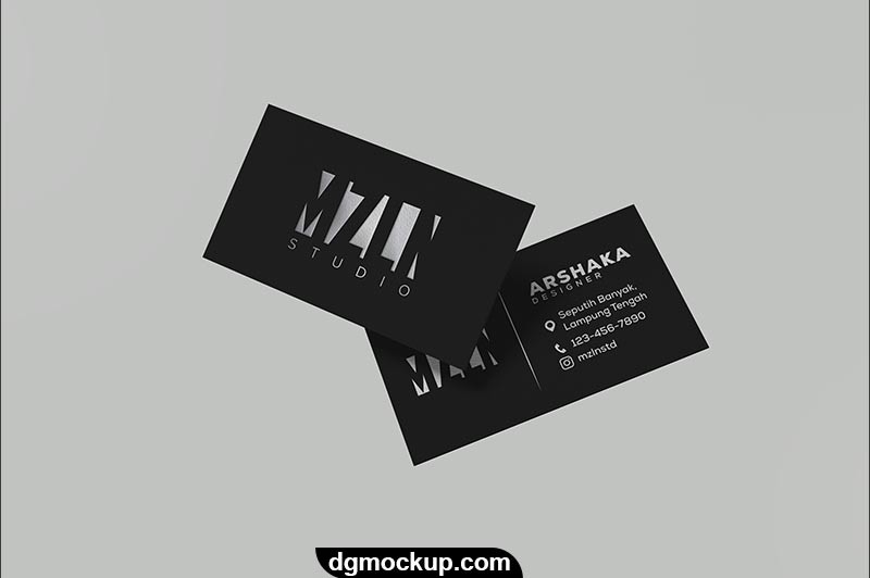 Business Card High-Resolution PSD Mockup Free Preview
