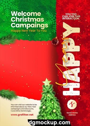 Free Christmas Flyer Templates High-Quality PSD for Designer Preview