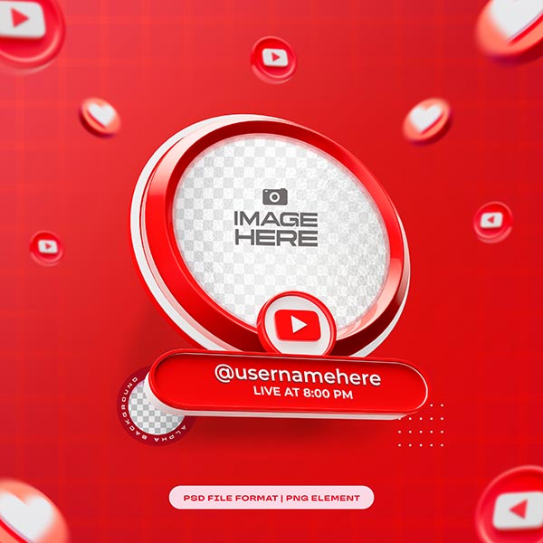 DGMOCKUP.com-Round-Social-Media-Profile-3D-Frame-for-YouTube-PSD