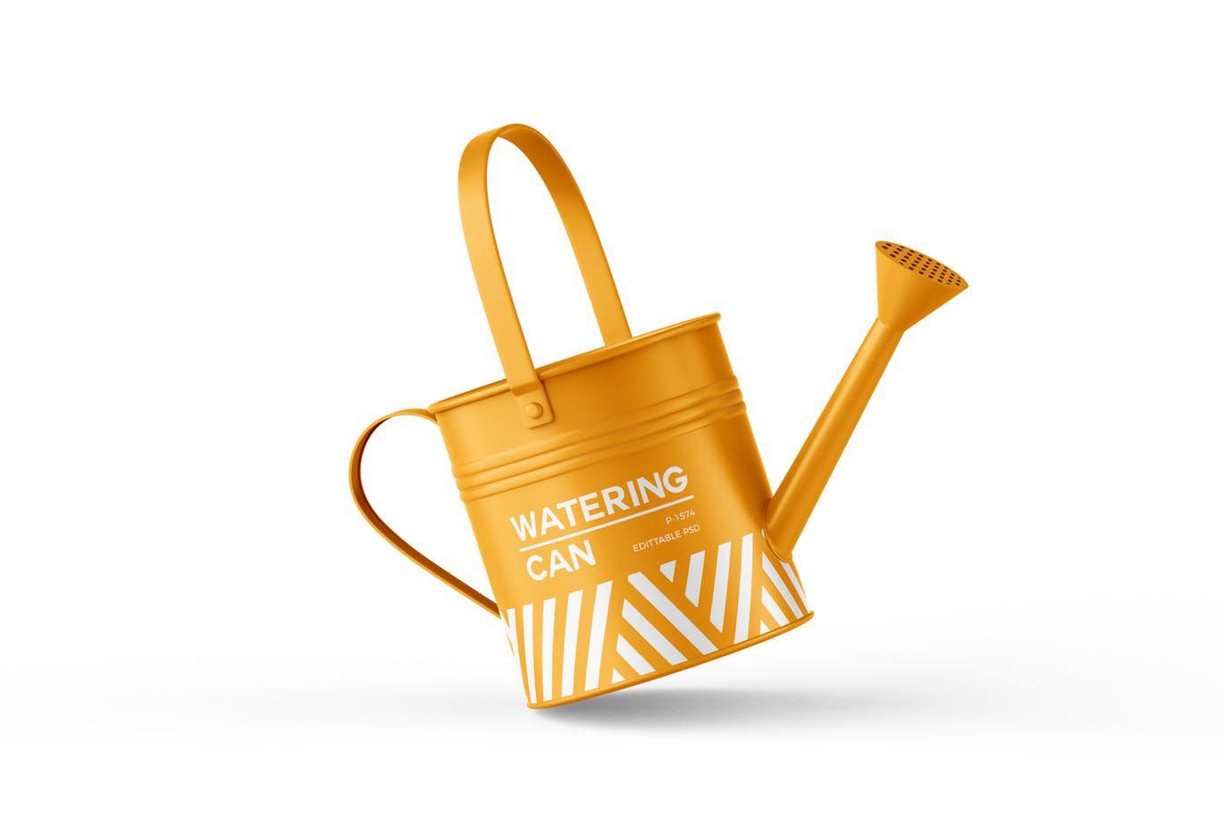 Matte Garden Watering Can Free PSD Mockups (1)