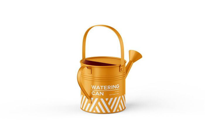 Matte Garden Watering Can Free PSD Mockups (3)