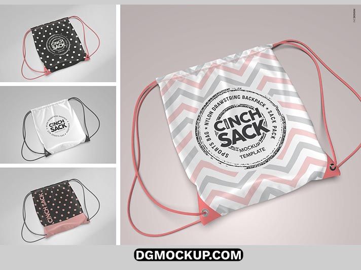 PSD 05 – Semi-Tilted Lying Bag PSD Mockup Preview
