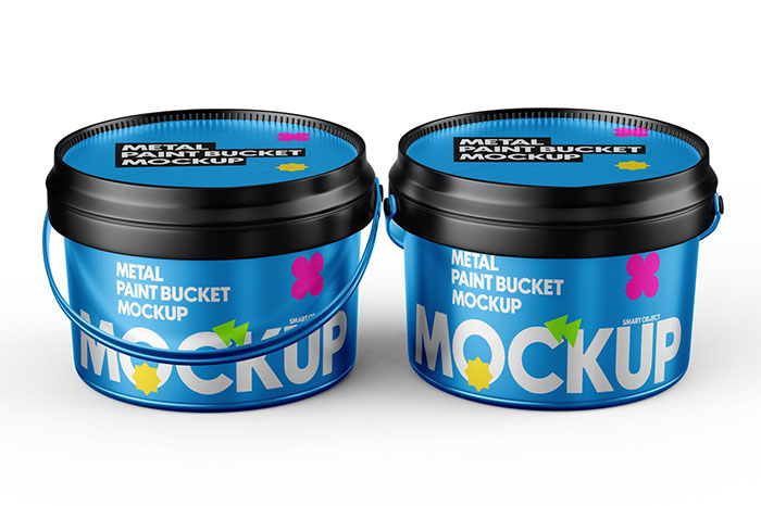 Paint Bucket Model Free PSD Mockup (4)