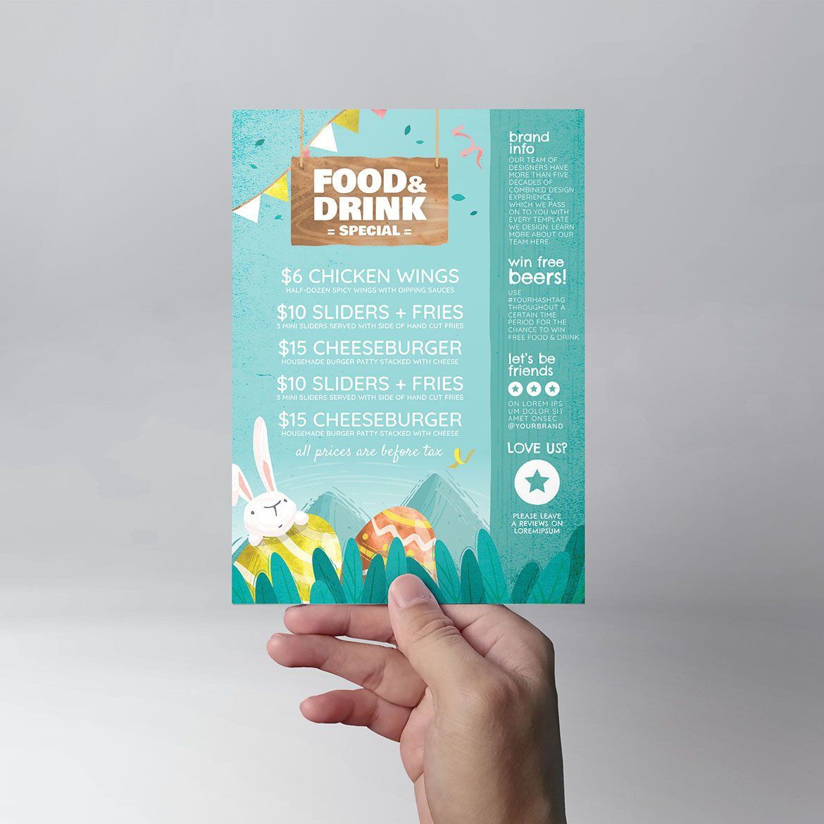 Easter Weekend Flyer PSD Templates 