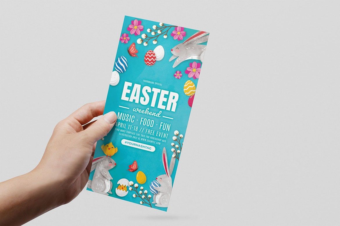Easter Flyer Templates in PSD and Vector