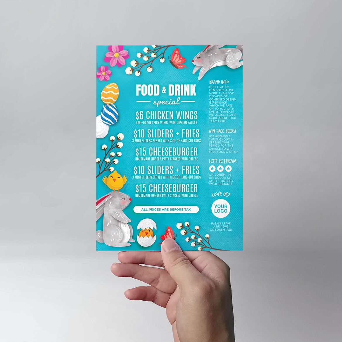 Easter Flyer Templates in PSD and Vector