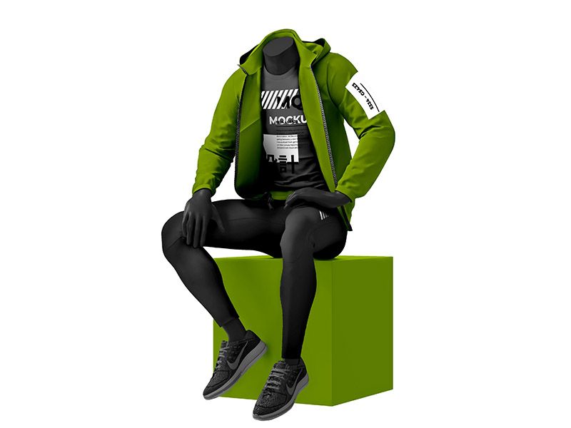 Male Mannequin Free PSD Mockups