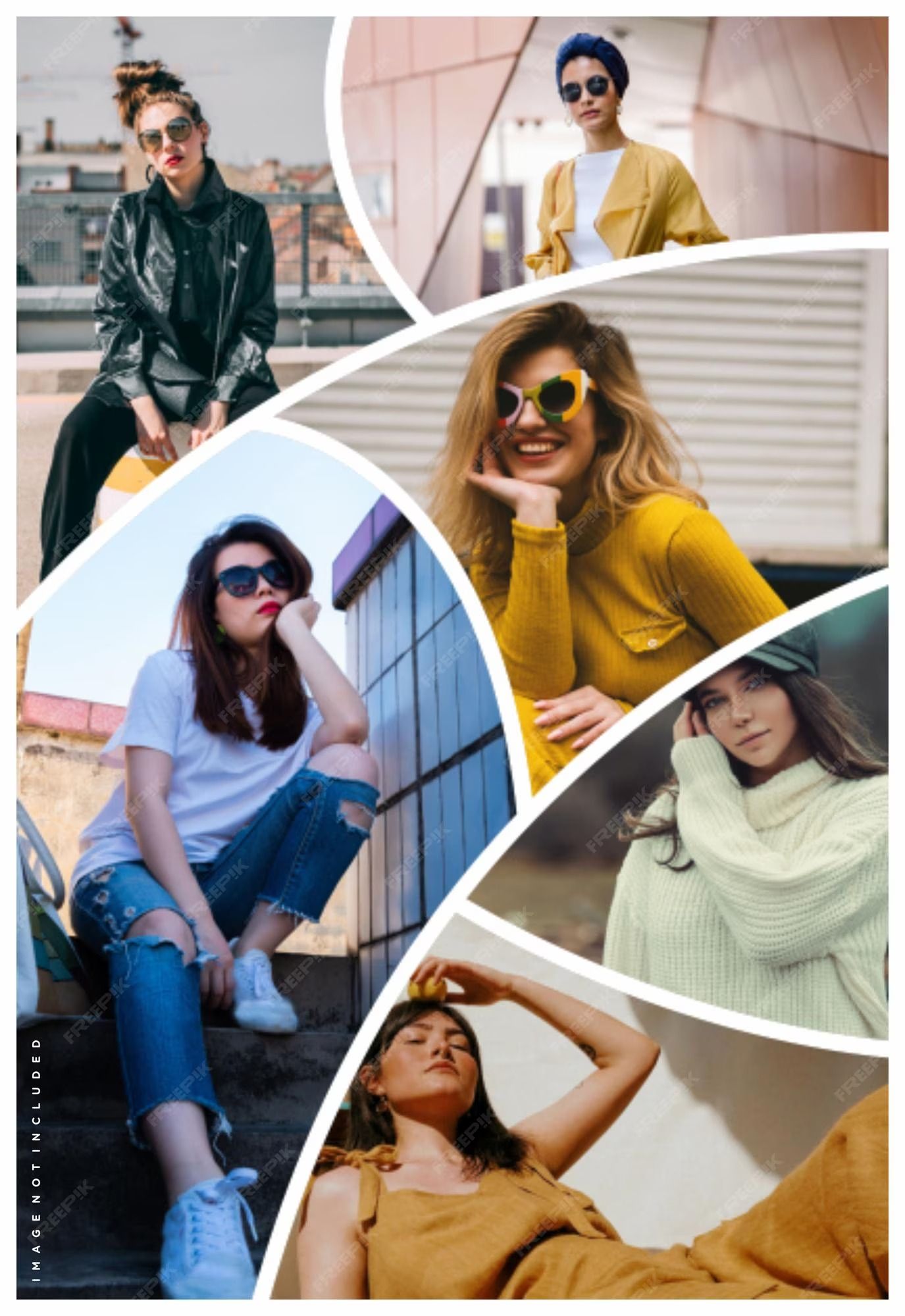A4 Collage Images PSD Template – Free Download
