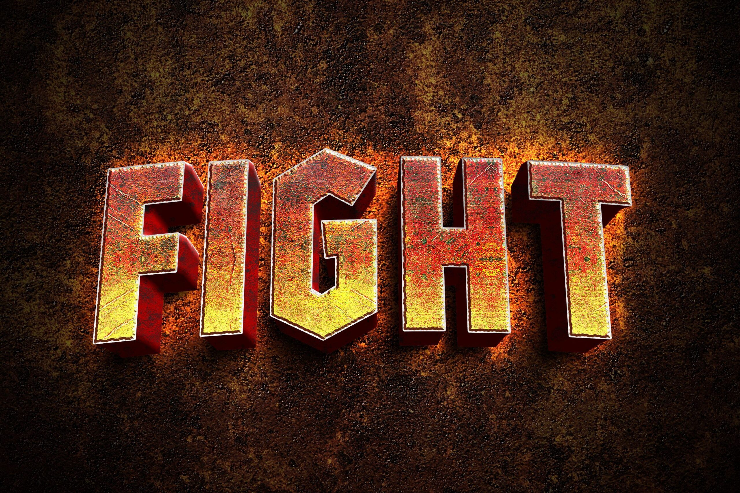 Fight Movie Text Effect editable PSD Free Download