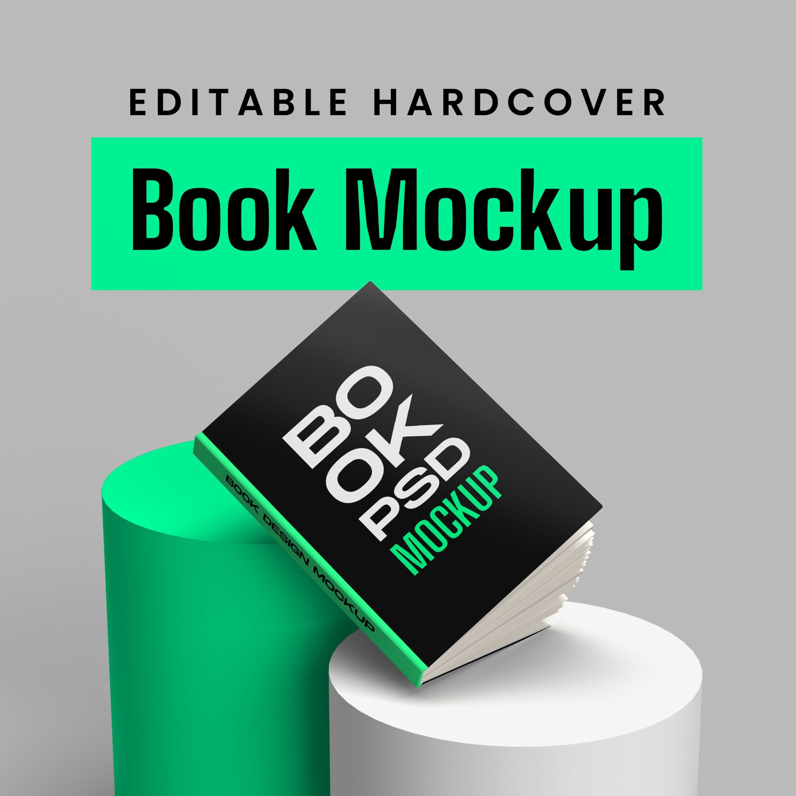 Hardcover Book Mockup Premium PSD