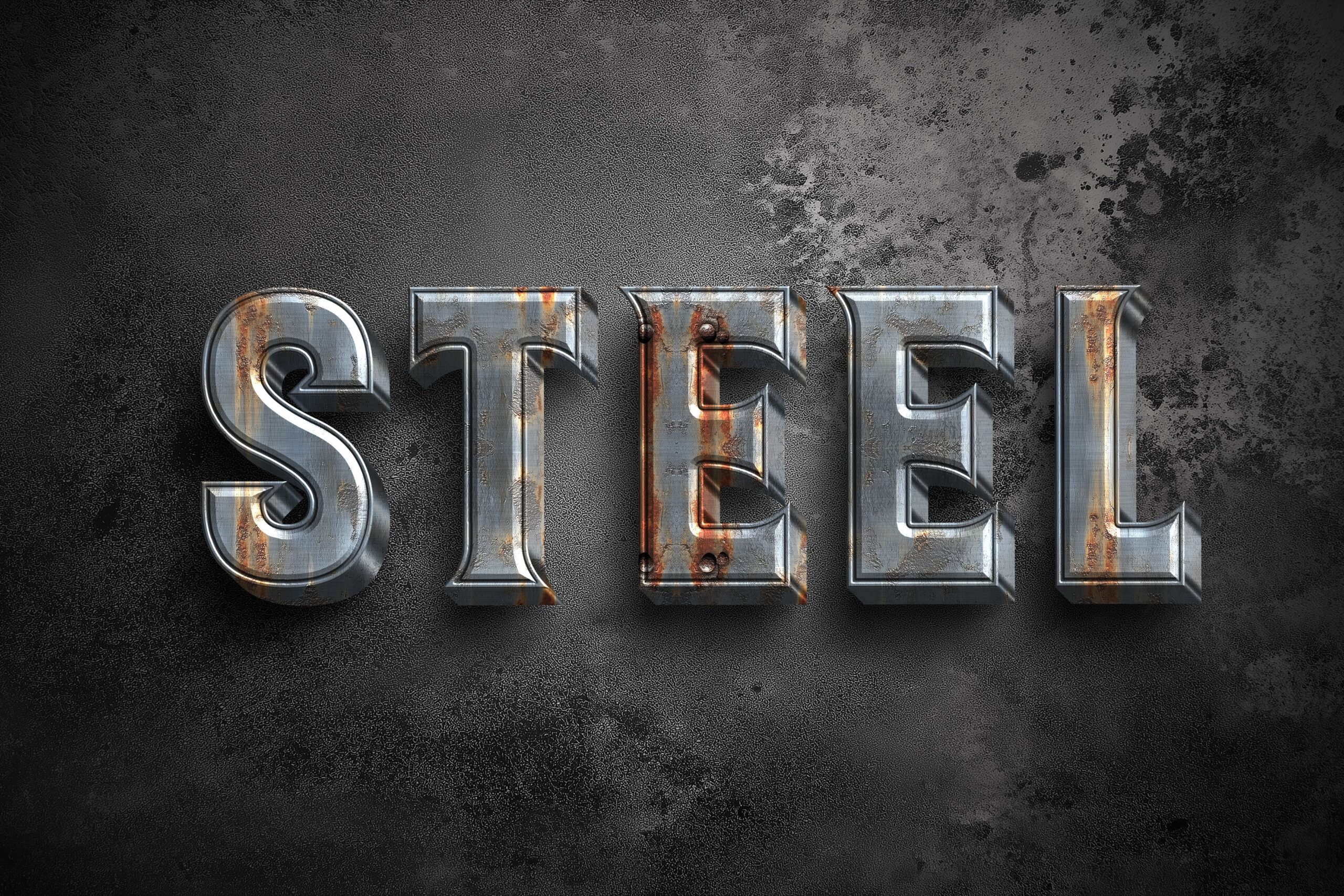 Steel Movie Text Effect Editable PSD Free Download