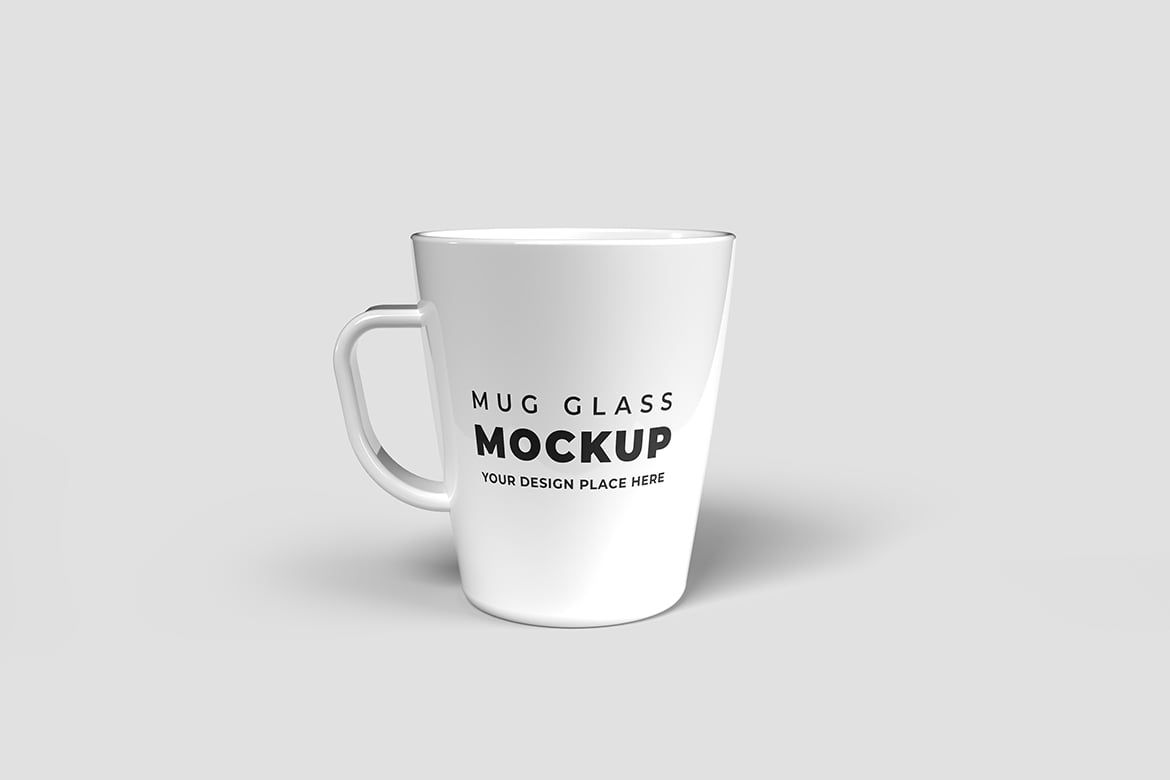  three white Ceramic mug free PSD mockup 