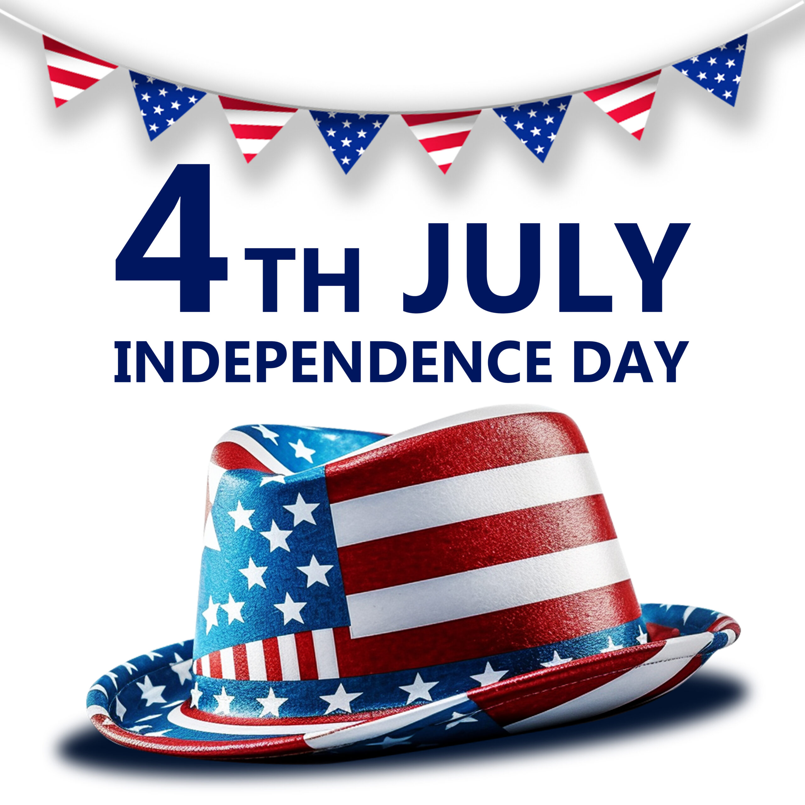 4th July Independence Hat Mockup – Free PSD Template
