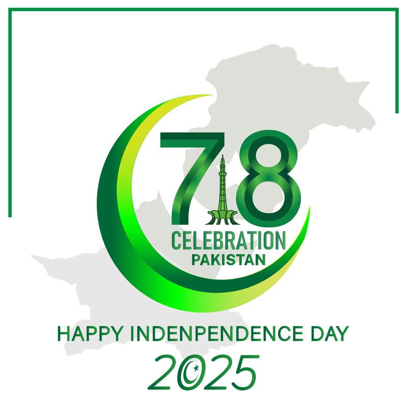 78th Pakistan Independence Day 2025 Post Template PSD