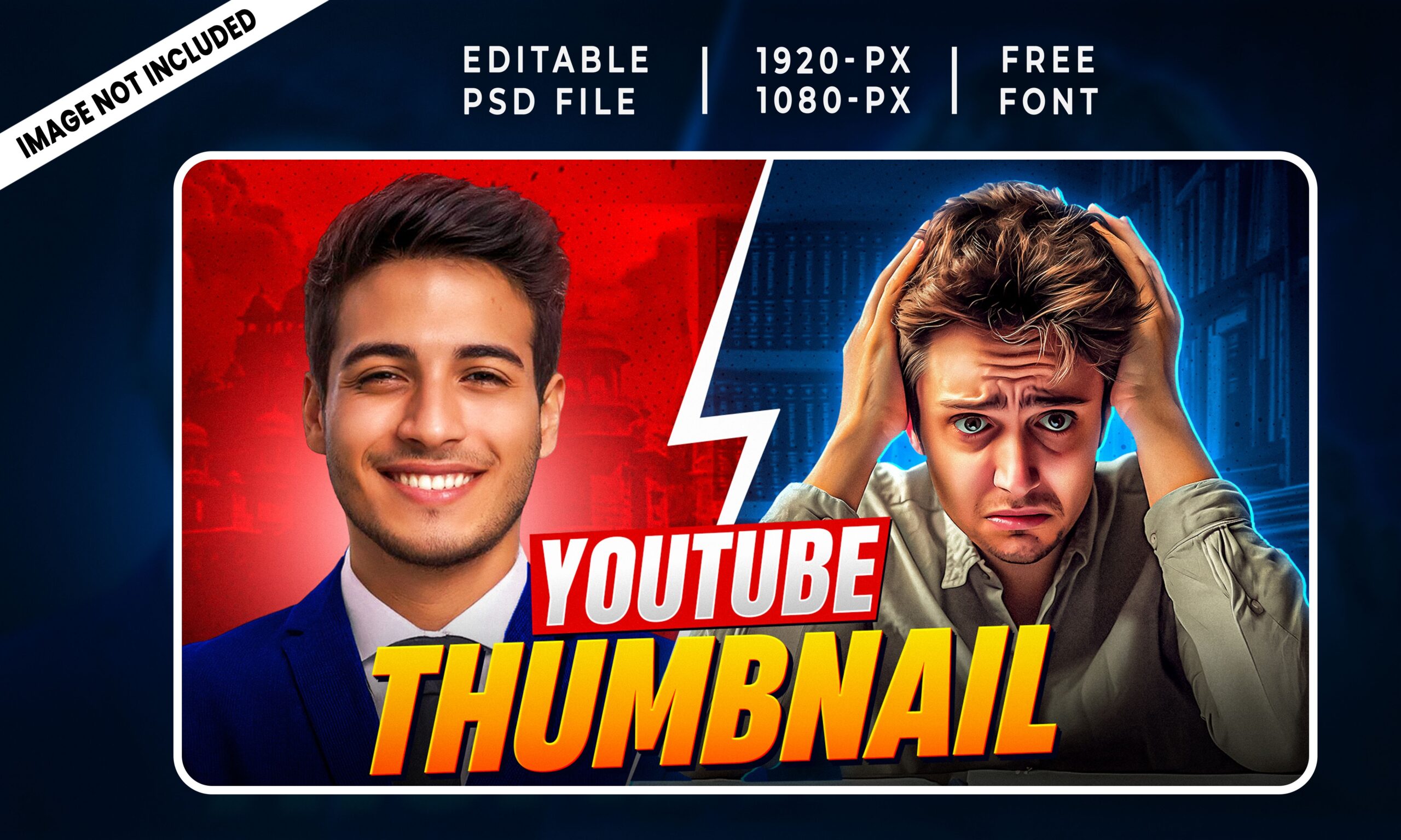 Creative YouTube Thumbnail Design Template Free PSD