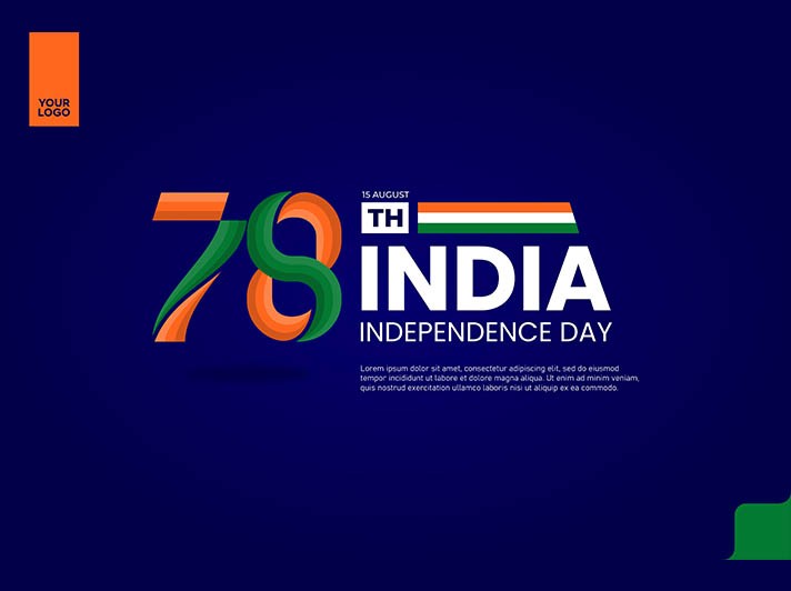 Free 15th August Indian Independence Day Vector Illustration
