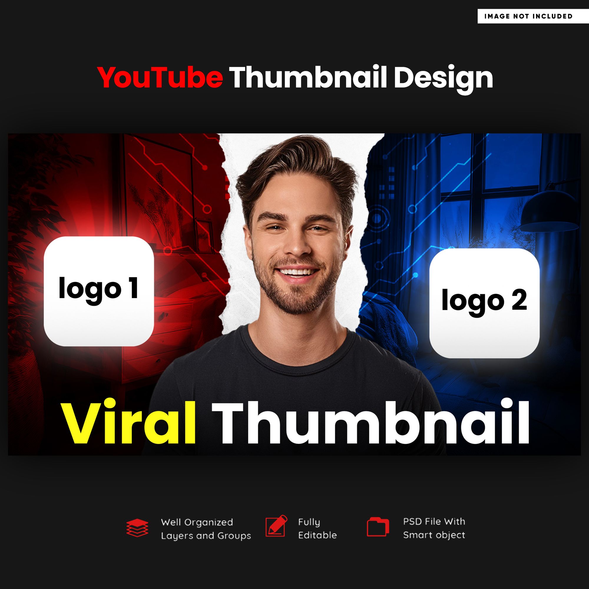 Free Attractive Viral YouTube Thumbnail Design Premium PSD