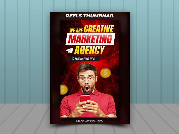 Free YouTube Shorts Business Promotion Thumbnail PSD
