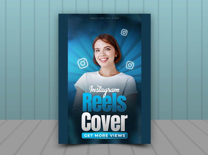 Instagram Reels Cover Template Design – Free PSD Template
