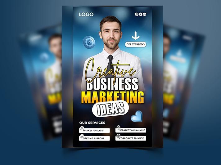 Instagram Story Template for Business Free PSD Download