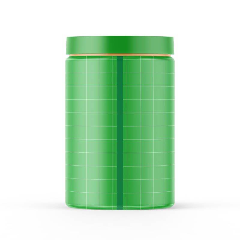 Matte Plastic Jar PSD Mockup Free Download