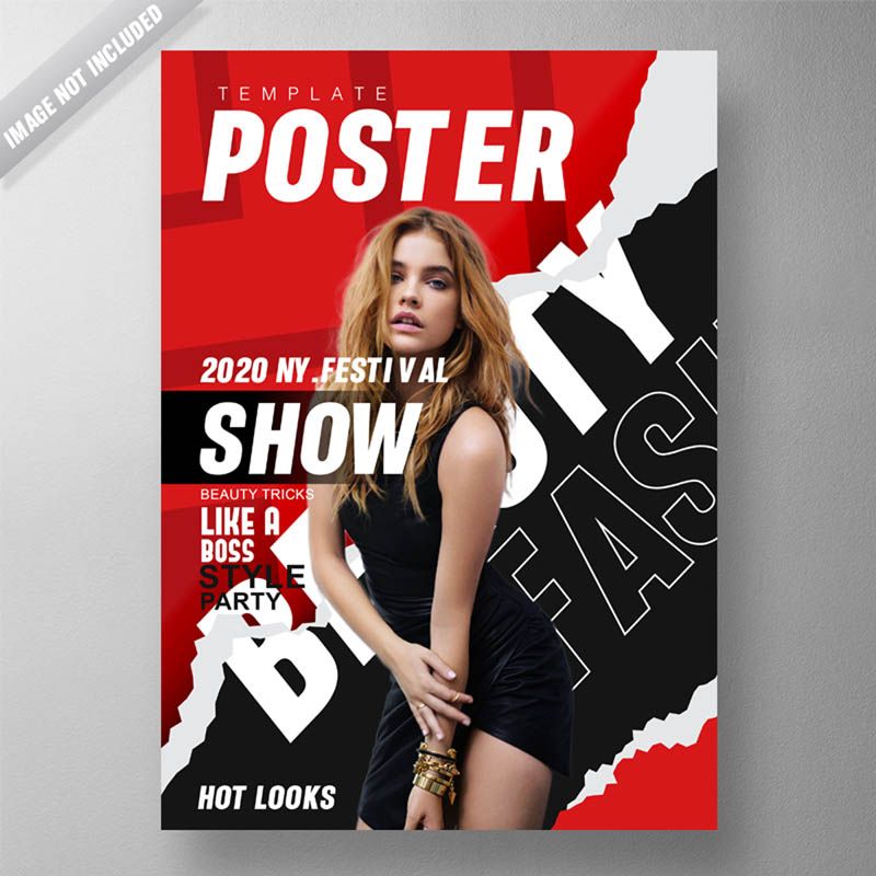 Modern Fashion Show Free PSD Poster Template