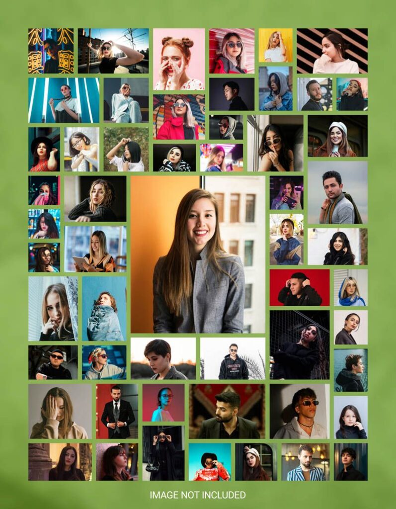 Modern Photo Grid Photoshop Collage Templates Free Download