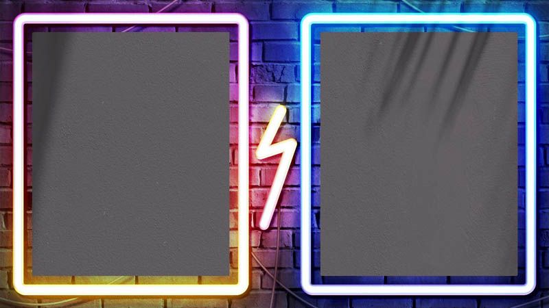 Neon YouTube Thumbnail Template Pack PSD Free 
