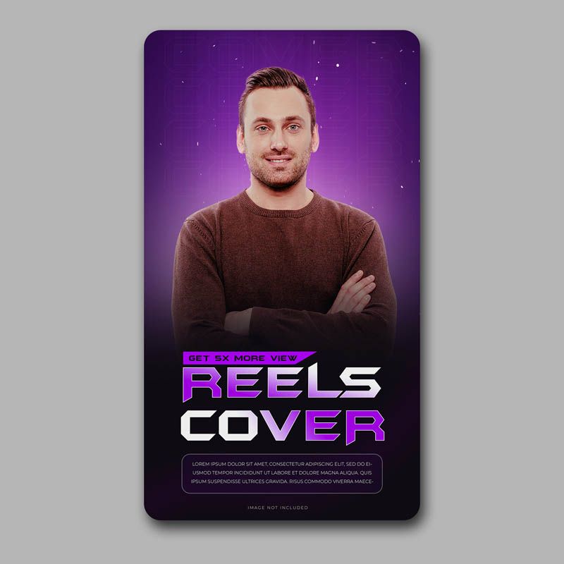 Professional Reels & TikTok Cover Photo Free PSD Template
