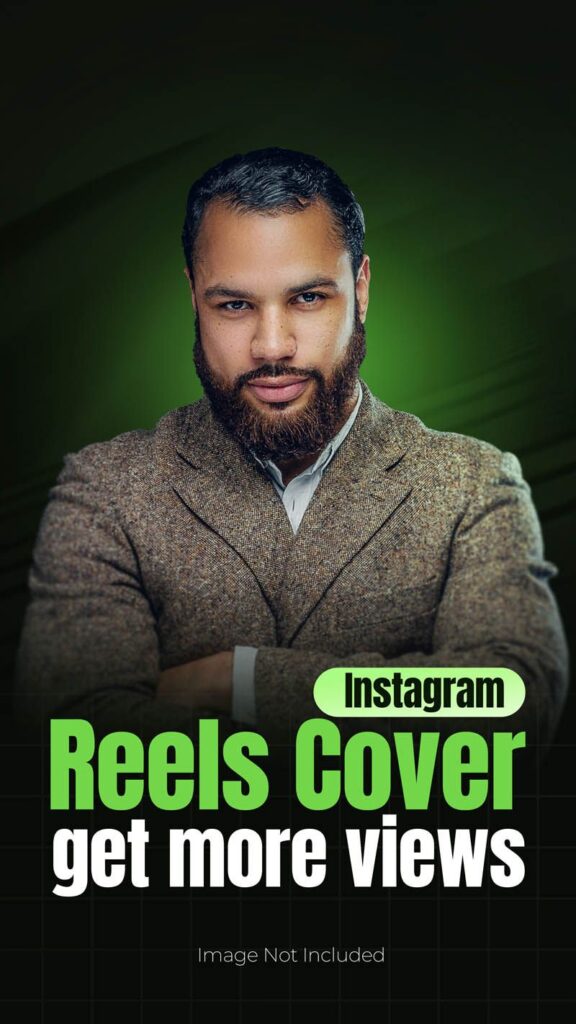 Reels Cover Template to Get More Views Free PSD Download